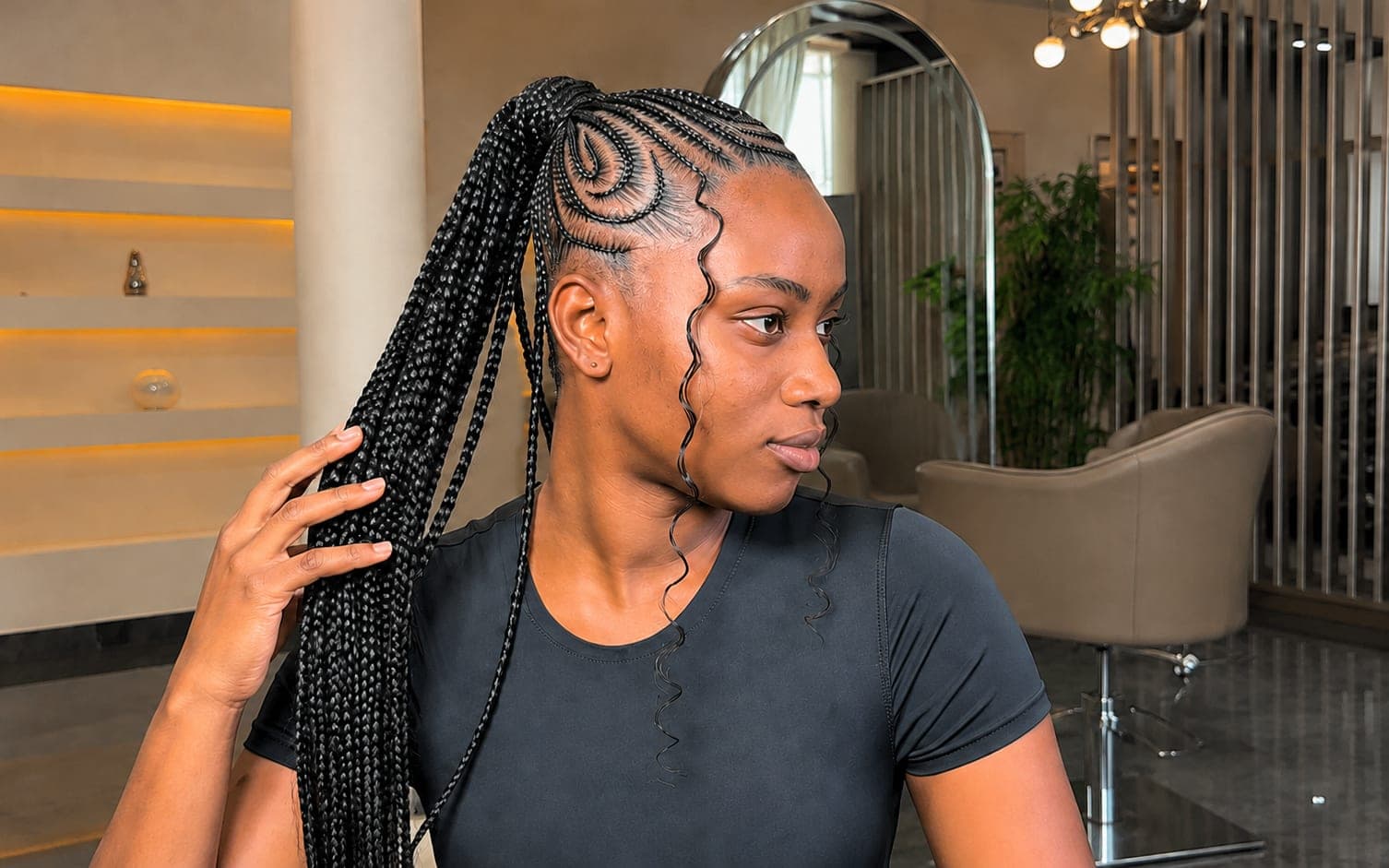 Cornrow Rasta (Back)