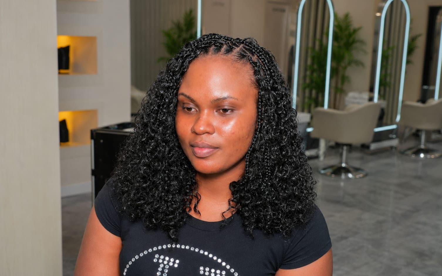 Knotless Boho Braids / Goddess Braids (Shoulder)