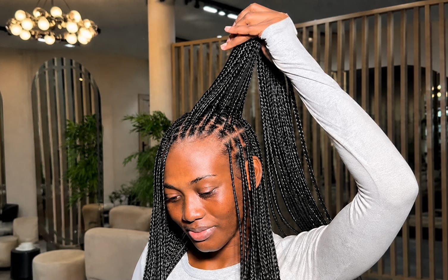 Knotless Braids Only Small (Shoulder)